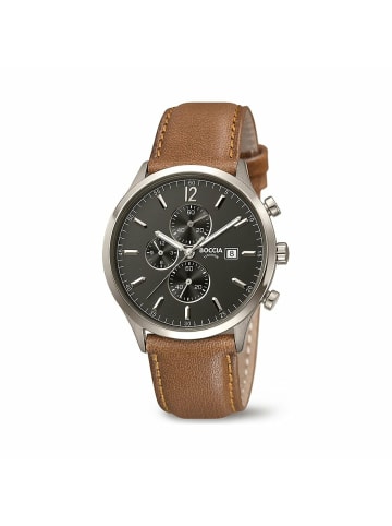 Boccia Chronograph für Herren in braun