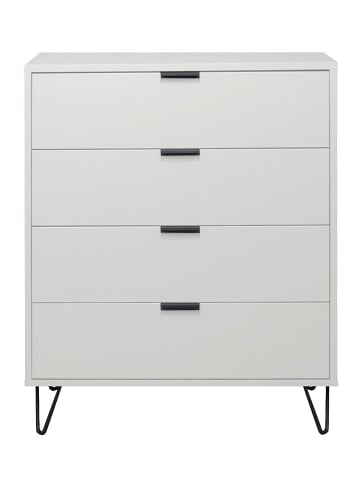 58 aufm Kessel KOMMODE Erna 81x45x102 Kreidegrau matt Lack