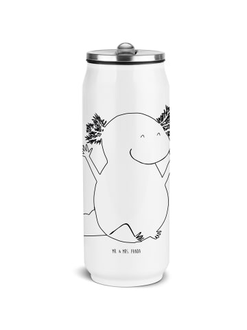 Mr. & Mrs. Panda Thermoflasche Axolotl Hurra ohne Spruch in Weiß