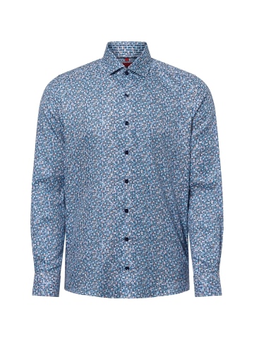 Finshley & Harding Businesshemd in indigo mehrfarbig