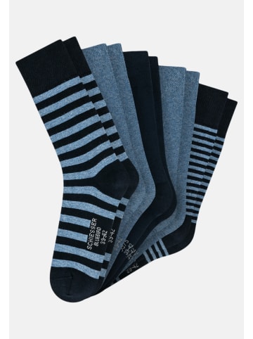 Schiesser Socken Bluebird in Dunkelblau / blau