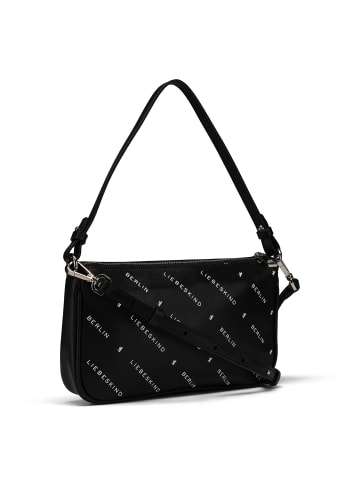 Liebeskind Berlin Monogram Schultertasche Leder 23.5 cm black