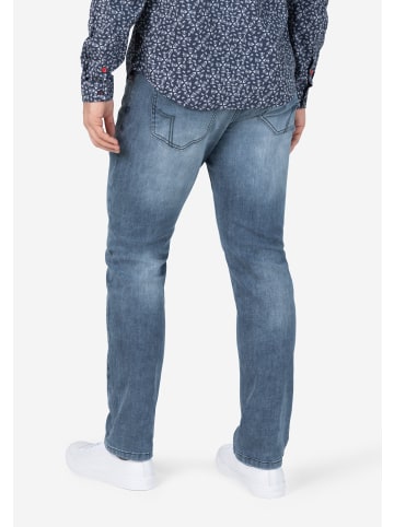 Timezone Slim Fit Jeans mit Waschung und Stretchanteil in Blau