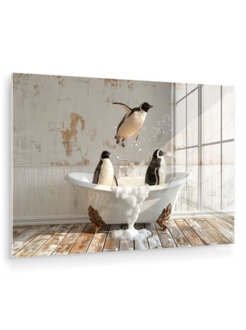 OnlyWow Acrylglasbild Pinguine