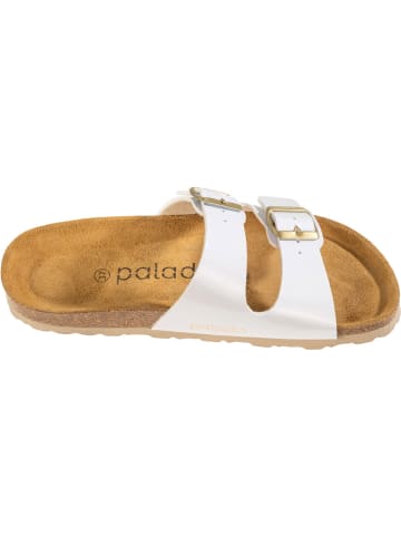 Palado Pantoletten Milos Lack in Weiß