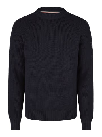 HECHTER PARIS Rippstrick-Pullover in midnight blue