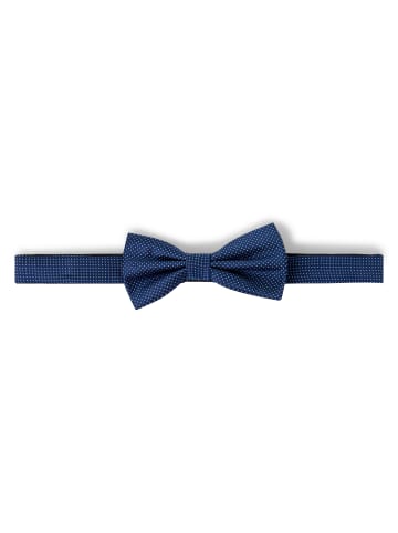 Finshley & Harding London Fliege und Einstecktuch in indigo - 0001