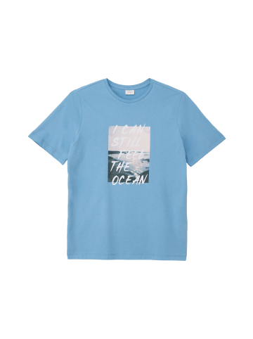 s.Oliver T-Shirt kurzarm in Blau