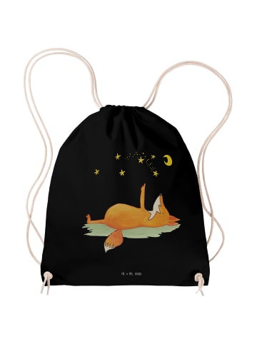Mr. & Mrs. Panda Gymnastiktasche Fuchs Sterne ohne Spruch in Schwarz