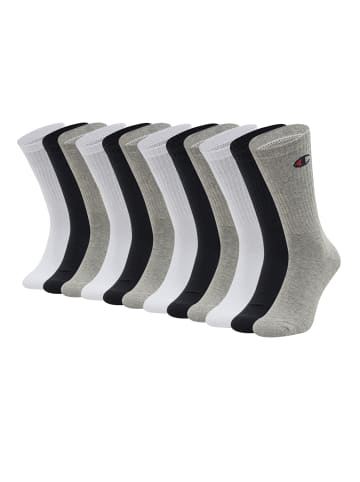 Champion Socken Crew Socks 12pk in 002 - White/Grey/Black