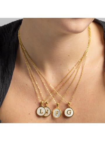 Luxenter Halskette Alphabet mit 18 Karat Goldbeschichtung – ALPHABET