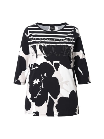 Ulla Popken Langarmshirt in schwarz