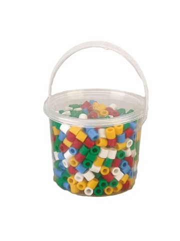 Nabbi Jumbo Beads Bügelperlen im Eimer, Ø 10mm, 550 Stk., Standard Mix - ab 3 Jahren