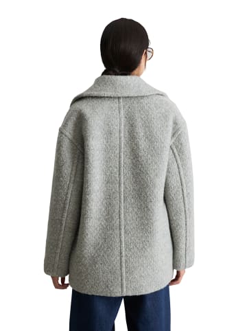 Marc O'Polo DENIM Bouclé-Kurzmantel regular in Stone Melange