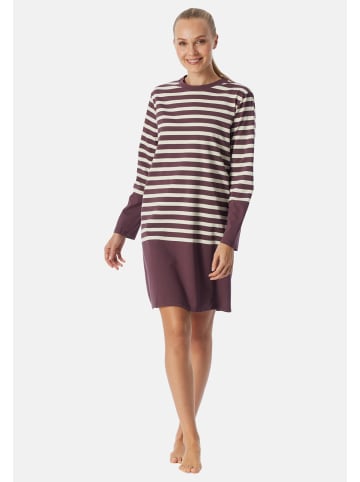 Schiesser Nachthemd Casual Nightwear in Kakao