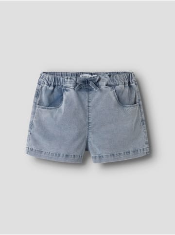 name it Shorts in Light Blue Denim