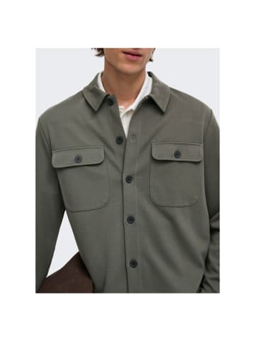 Only&Sons Langarmhemd in Beluga