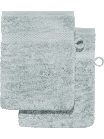 Erwin Müller Frottier Waschhandschuh 2er-Pack Sindelfingen in hellgrau