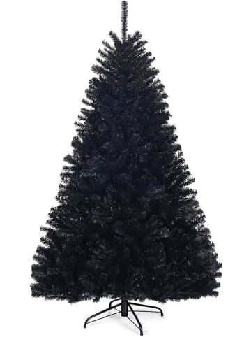 COSTWAY Künstlicher Weihnachtsbaum in Schwarz