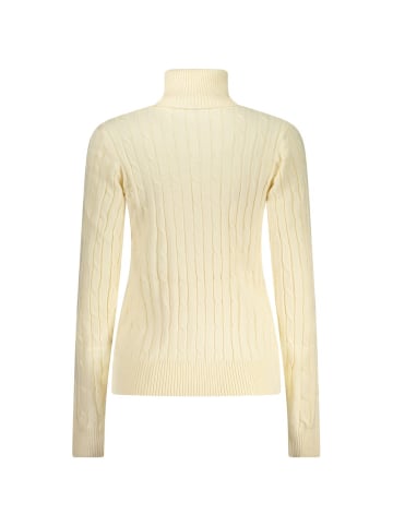 NORWAY 1963 Weißer Viskose-Rollkragenpullover