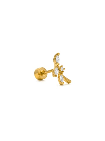 Luxenter Piercing Zorne mit 18 Karat Gelbgold-Finish-CURAT