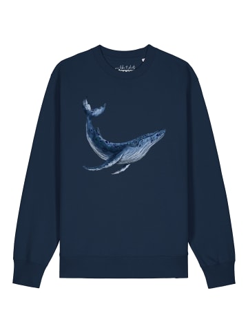 wat? Apparel Sweatshirt Wal in Dunkelblau