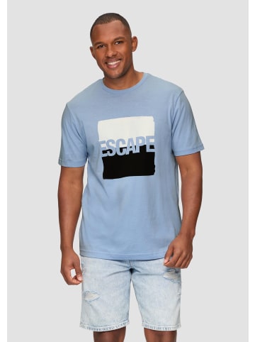 QS T-Shirt in 53D0_himmelblau