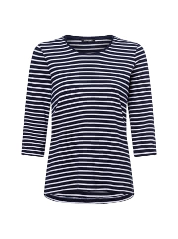 Olsen Langarmshirt Hannah in marine weiß