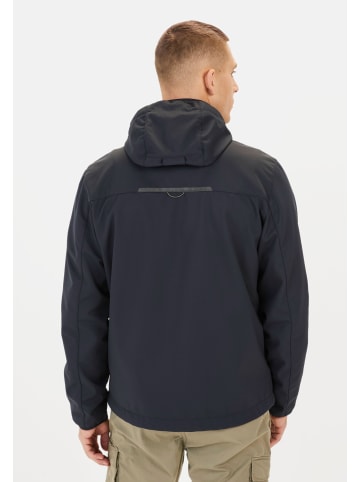 Camel Active Softshell Jacke mit abnehmbarer Kapuze in Dunkelblau