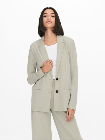 JACQUELINE de YONG Eleganter Langarm Blazer Basic Business Cardigan JDYLOUISVILLE in Hellgrau