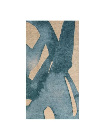 lola & moi Teppich Lagoon Blue in blau