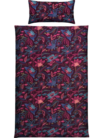 REDBEST Satin Bettwäsche in beere