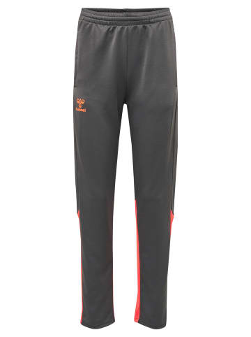 Hummel Hosen Hmlongrid Poly Pants Wo in FORGED IRON/NASTURIUM