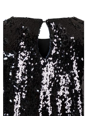 More & More glitzernde Glam-Partybluse, Pailletten in black