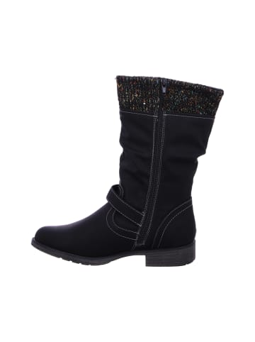 Indigo Stiefel Mit Tex-Membran in schwarz