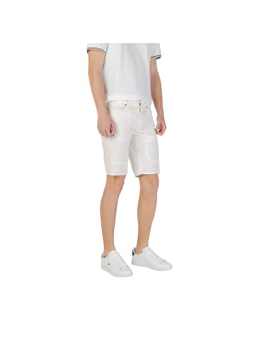 Jeckerson Weiß Baumwolle Bermudashorts