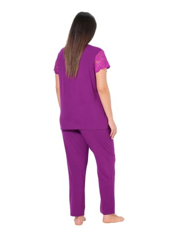 Ulla Popken Pyjama in helle pflaume