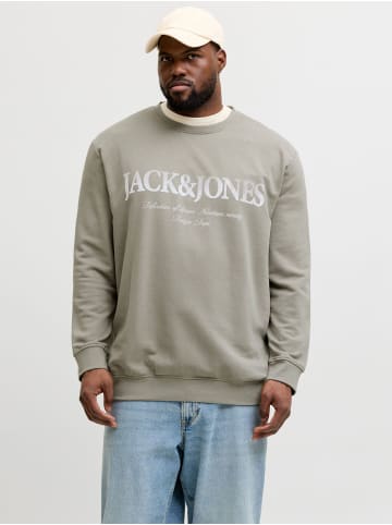 JACK & JONES PLUS Sweatshirt in Vetiver