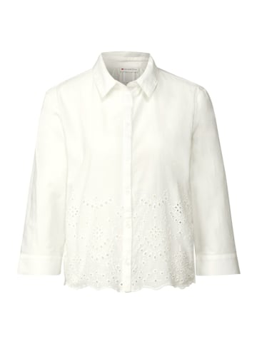 Street One Hemdbluse mit Stickerei in Weiß