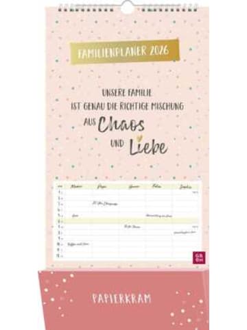 Groh Kalender - Familienplaner 2026: Unsere Familie ist genau die richtige Mischung