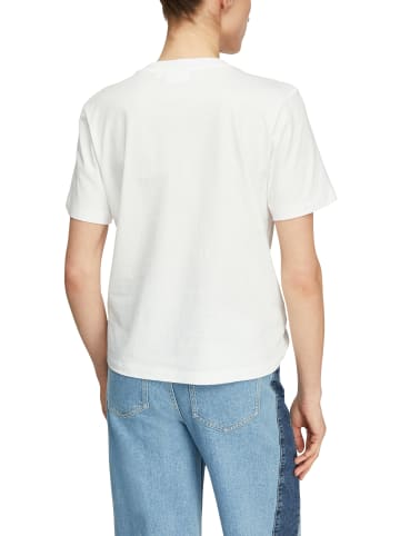 comma T-Shirt in weiß