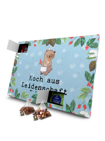 Mr. & Mrs. Panda Advents-Teekalender Koch Leidenschaft mit Spruch in Eisblau