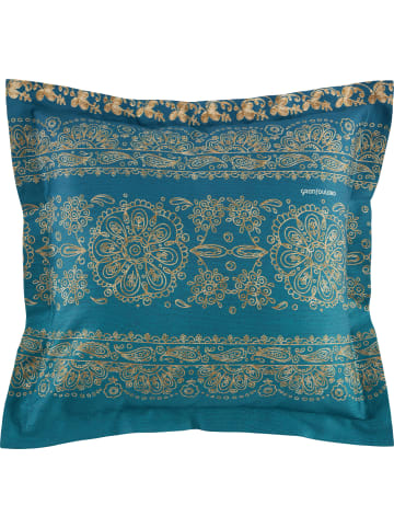 Bassetti Fein Satin Kuschelkissenbezug Brenta in blau
