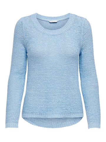 ONLY Einfarbiger Basic Strickpullover ONLGEENA in Hellblau