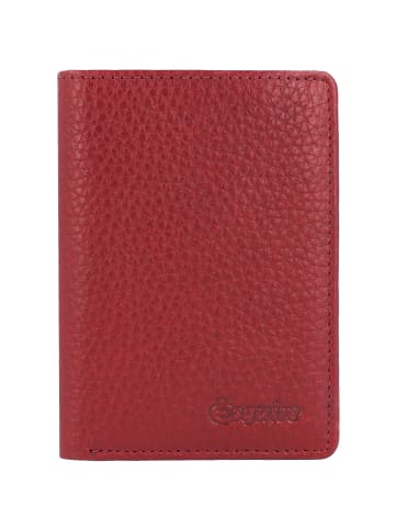 Esquire Oslo Kreditkartenetui RFID Leder 8 cm in rot