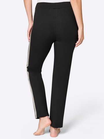 Plantin Hose in schwarz-goldfarben