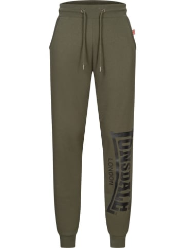 Lonsdale Trainingshose "Logo Large Jogginghose normale Passform" in Grün