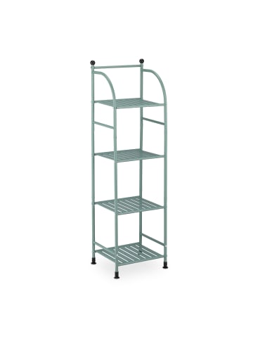 relaxdays Standregal in Mint - (B)33 x (H)115 x (T)28 cm