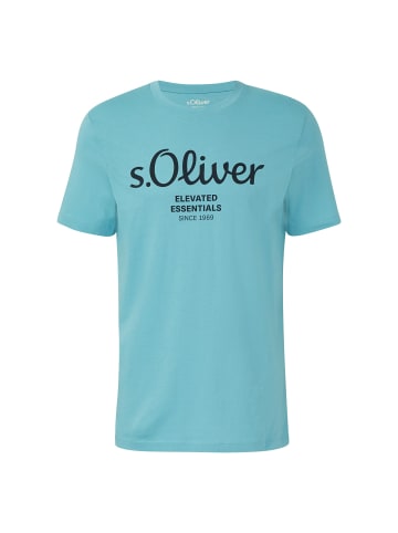 s.Oliver T-Shirt 4er Pack in Hellblau/Dunkelblau/Dunkelgrau/Schwarz
