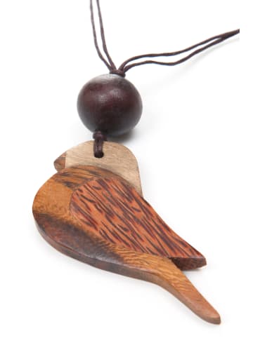 collezione alessandro Kurze Kette " Zita " in braun